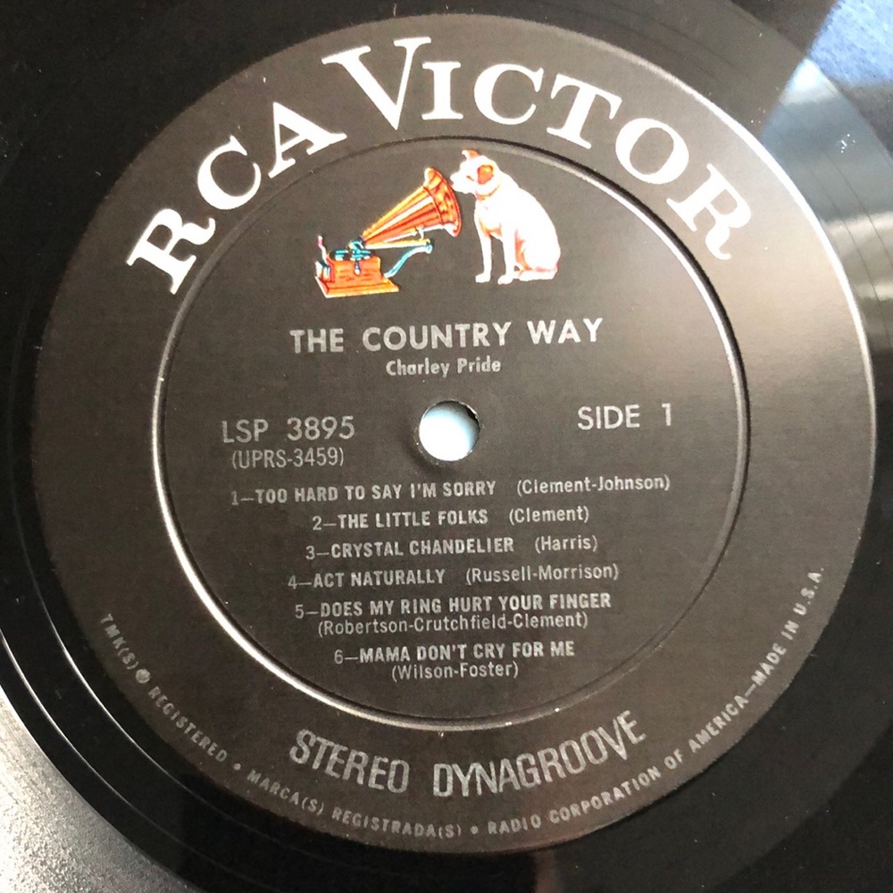 Charley Pride The Country Way Vinyl Lp